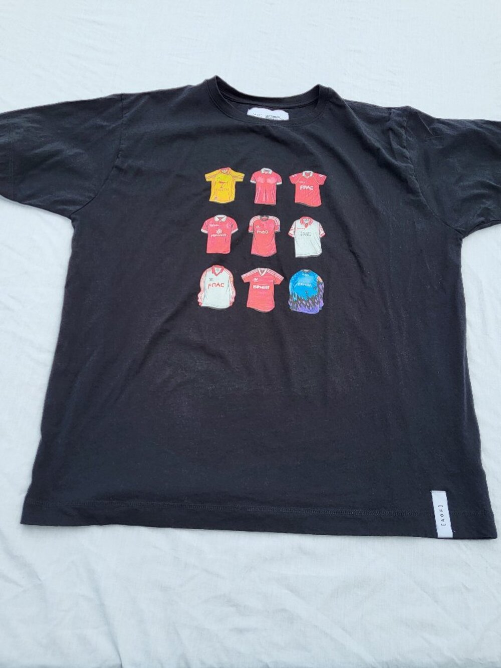 Art of Football Shirt Men's 2XL Soccer Tee Black Casual Athleisure Streetwear